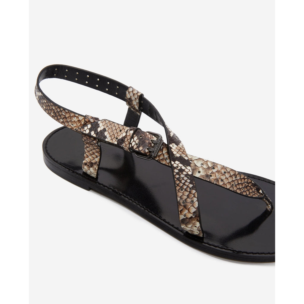 The Kooples - Leather Sandals - Beige - Women