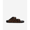 The Kooples - Sandales En Cuir Aspect Poulain Leopard - Femme