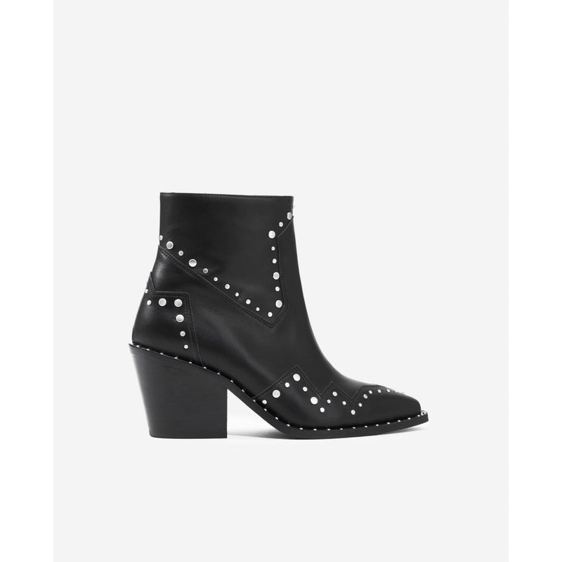 The Kooples - Bottines En Cuir Avec Studs - Femme