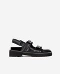 The Kooples - Sandalias Piel Cabra - Negro - Mujer