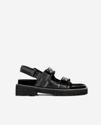 The Kooples - Sandalias Piel Cabra - Negro - Mujer