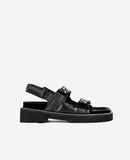 The Kooples - Sandalias Piel Cabra - Negro - Mujer