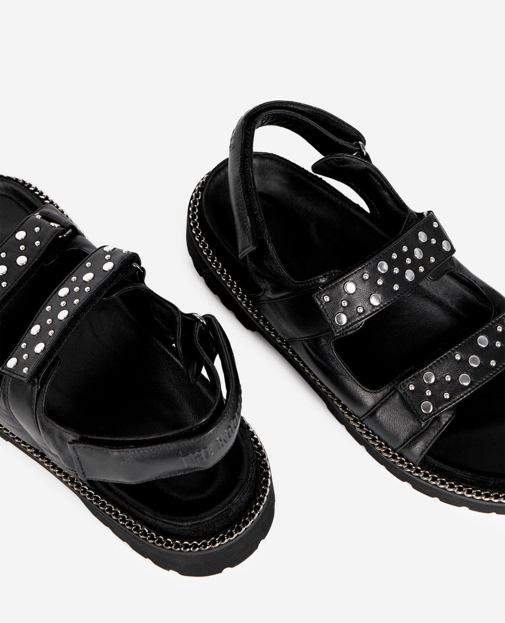 The Kooples - Sandalias Piel Cabra - Negro - Mujer