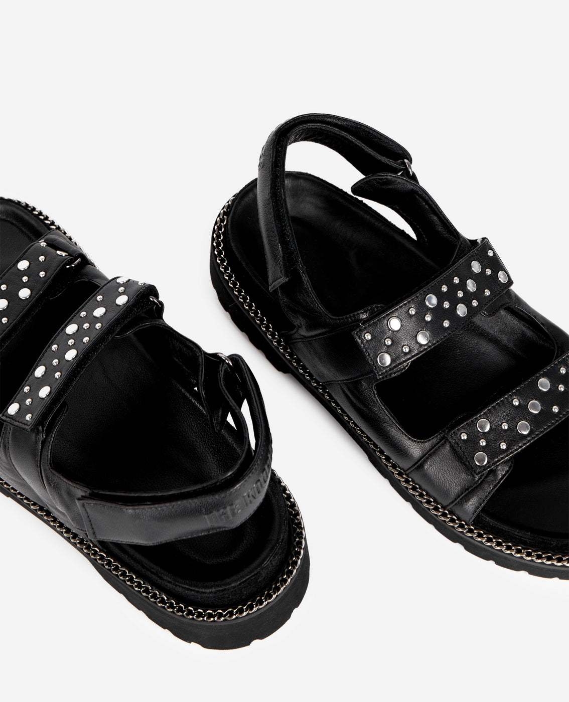The Kooples - Sandalias Piel Cabra - Negro - Mujer