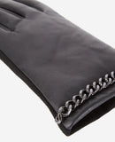 Gants En Cuir De Mouton - Noir - Femme
