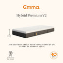 Pack - Lit Cocoon Plus - Avec Tête De Lit + Matelas Hybride Premium II + Protège Matelas