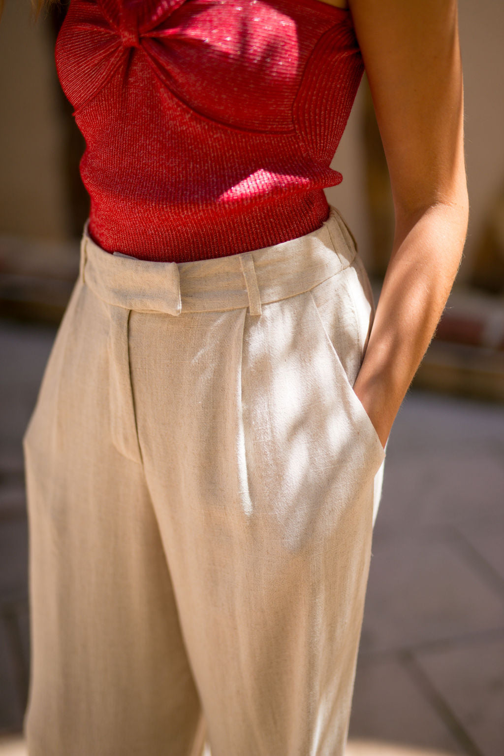 Pantalón Darren Beige