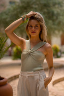 Top Kenza Vert D'Eau