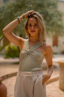 Top Kenza Vert D'Eau