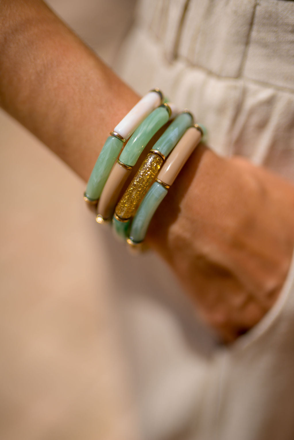 Pulsera Tyla Verde Agua