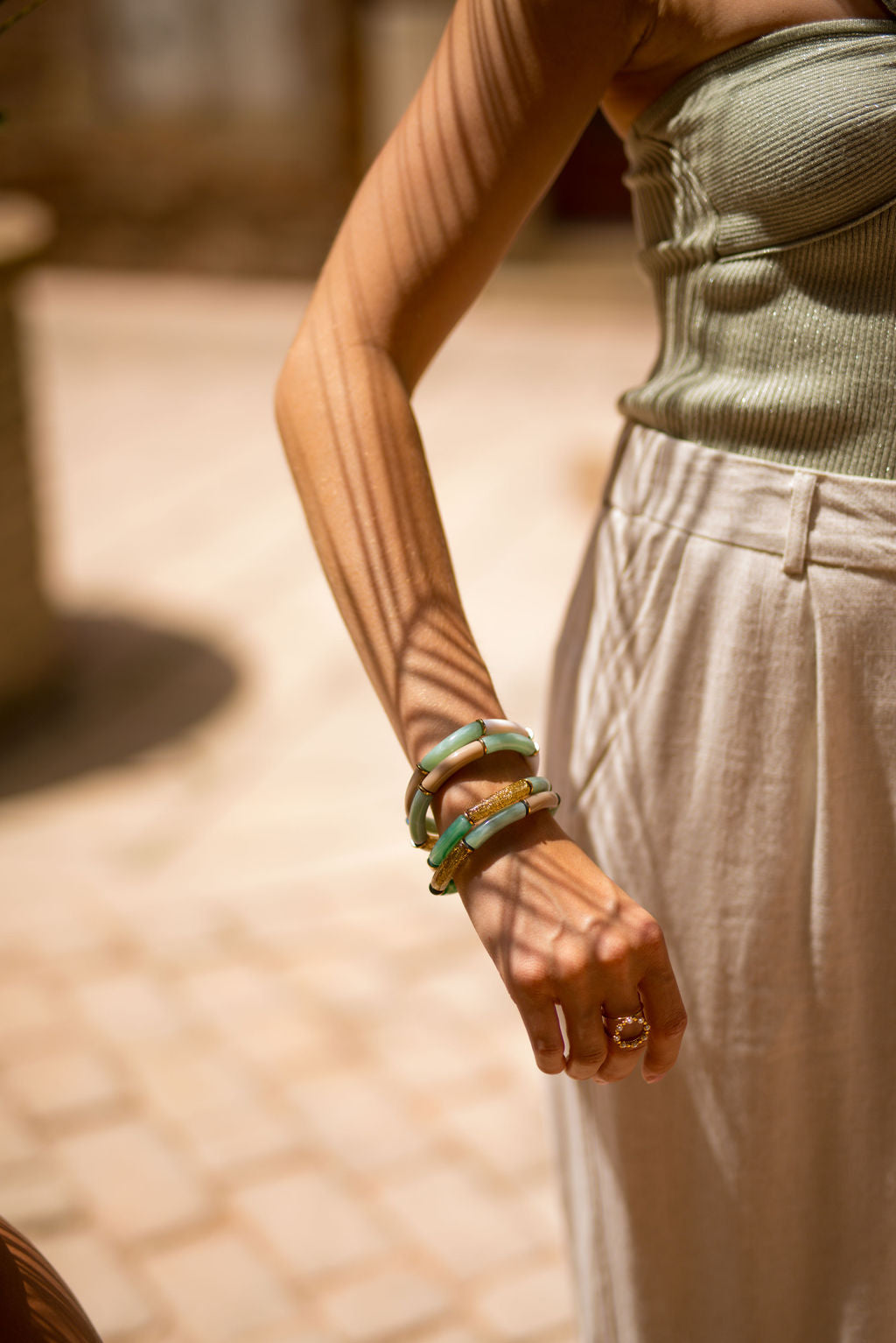 Pulsera Tyla Verde Agua