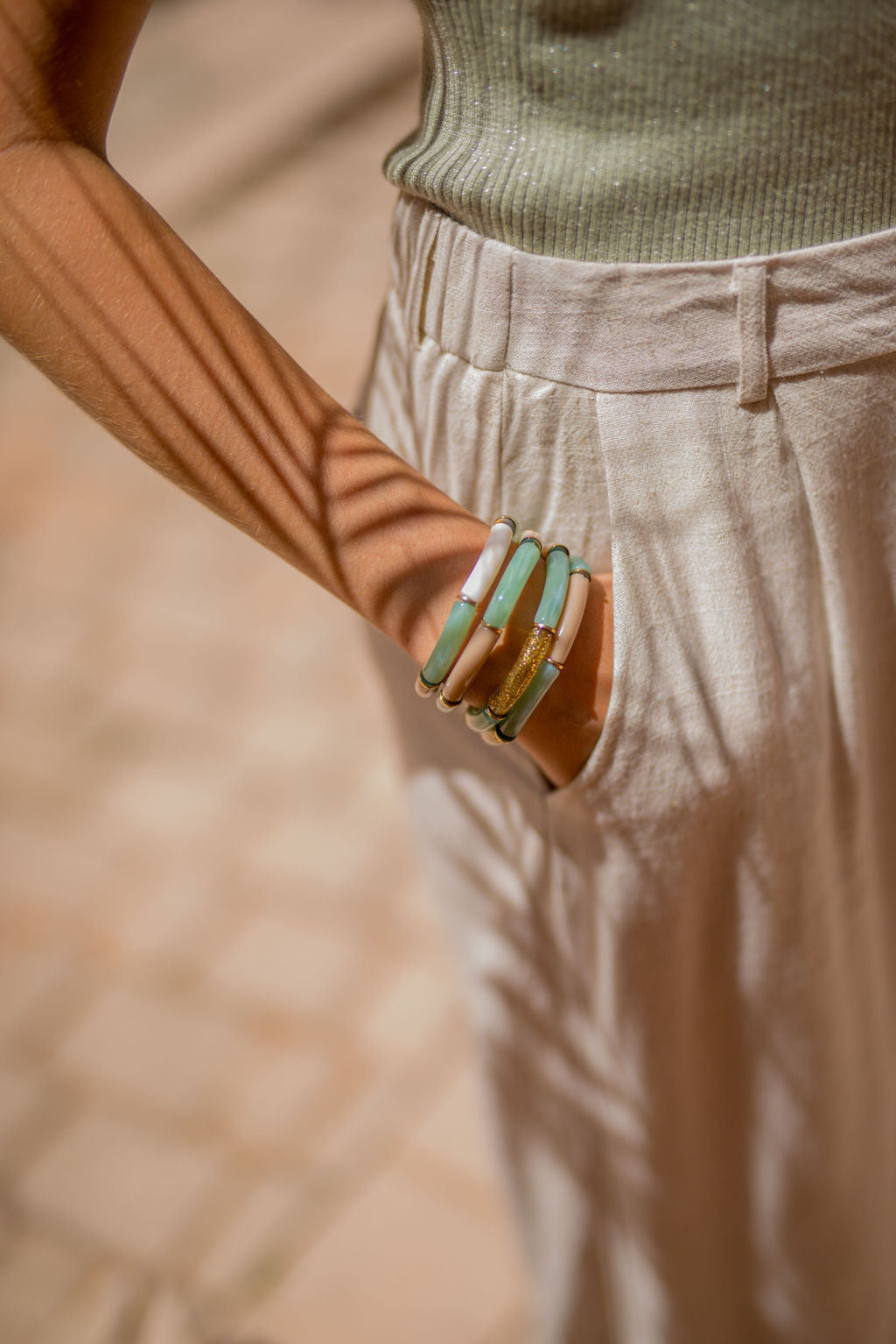 Pulsera Tyla Verde Agua