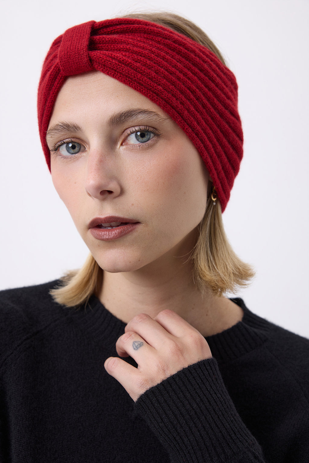 Bandeau Agata - Rouge Bordeaux - Femme