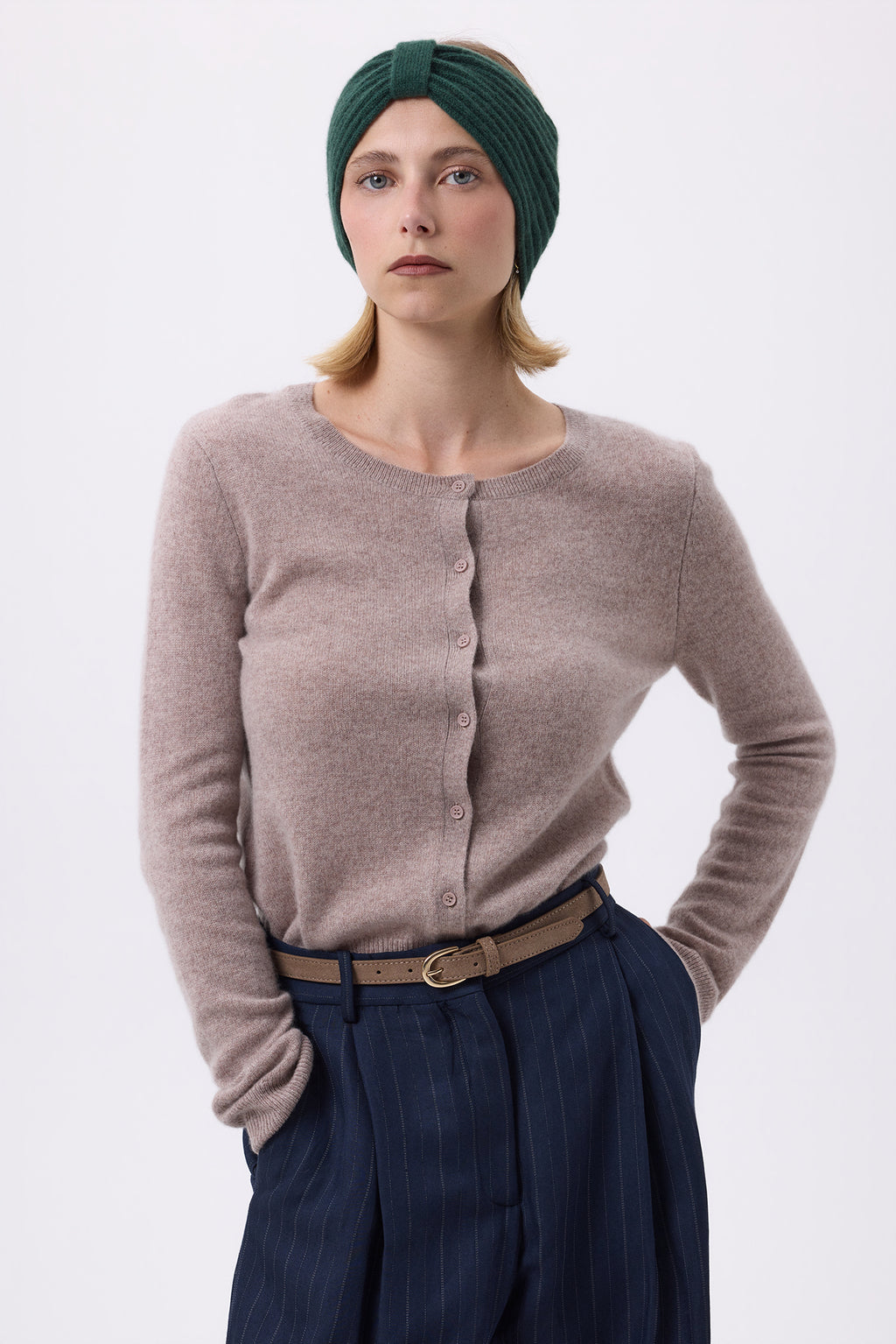 Bandeau Agata - Vert Bouteille - Femme