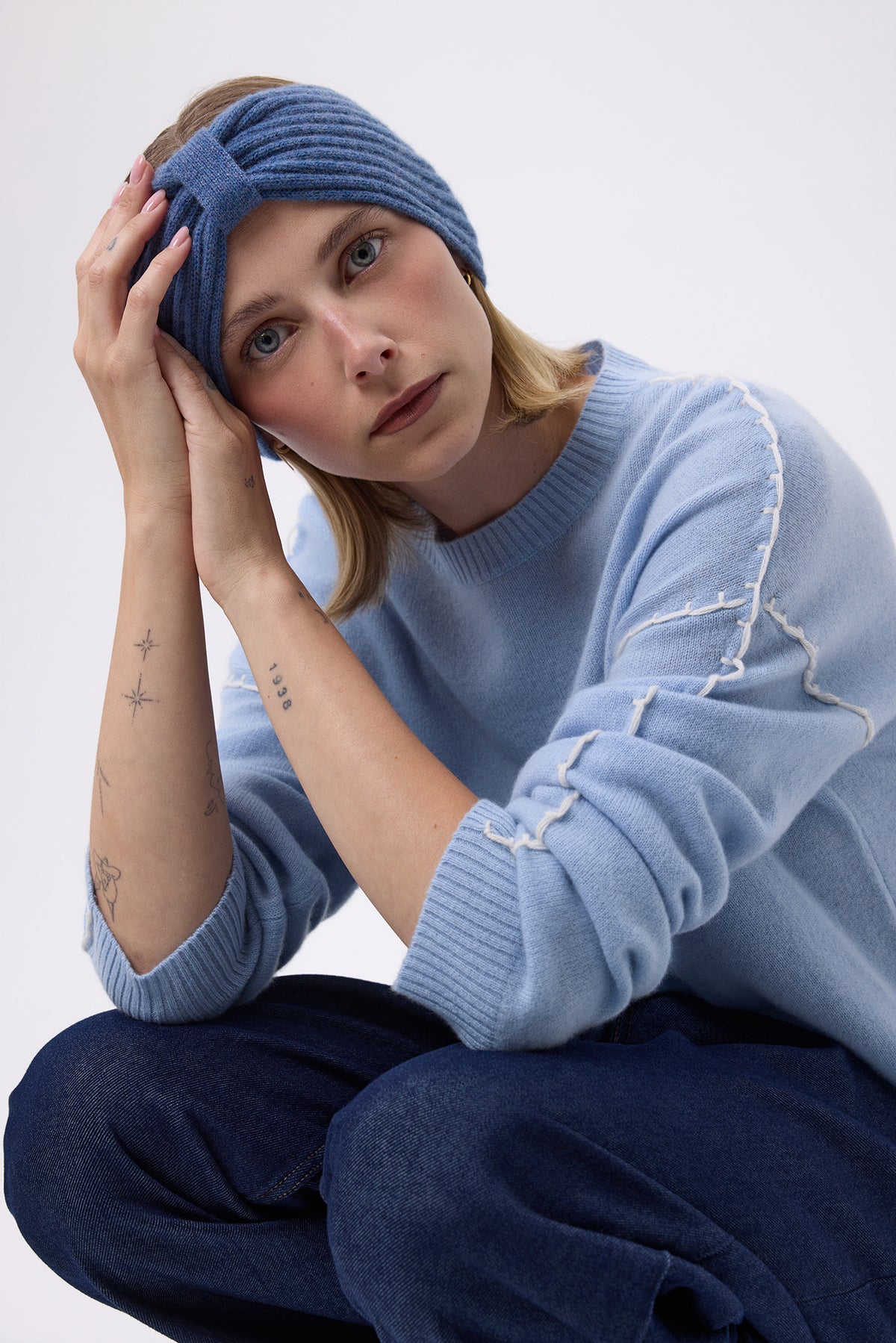 Bandeau Agata - Bleu Jean - Femme
