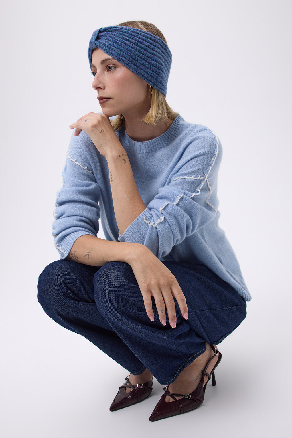 Bandeau Agata - Bleu Jean - Femme