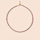 Le Collier Collioure Agate Orange Et Amazonite