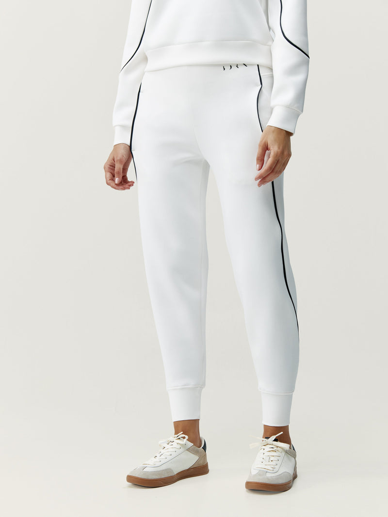 Jogging Agda - Blanc Cassé/Noir - Femme