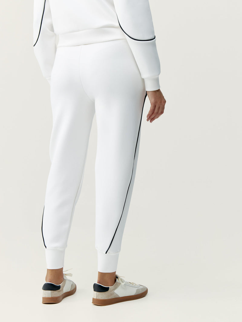 Jogging Agda - Blanc Cassé/Noir - Femme