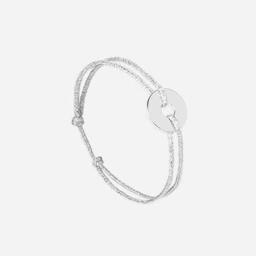 Bracelet Agite - Argenté Pailleté