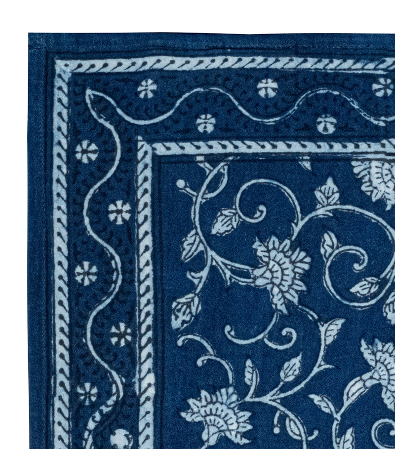 Carré Coton Agra - Agra Bleu