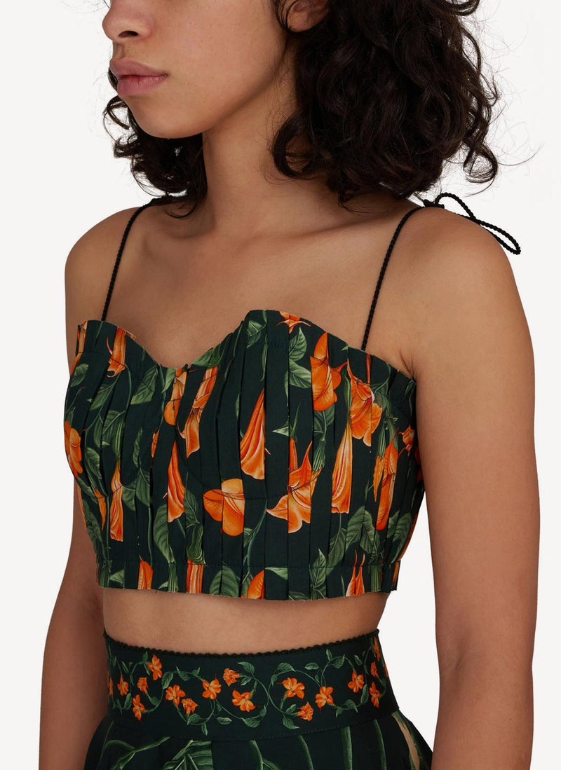 Agua By Agua Bendita - Top - Dark Green - Femme