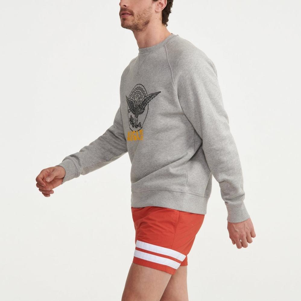 Felpa - Grigio mélange chiaro - Uomo