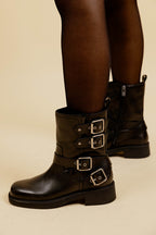 Botines Eagle - Negro liso