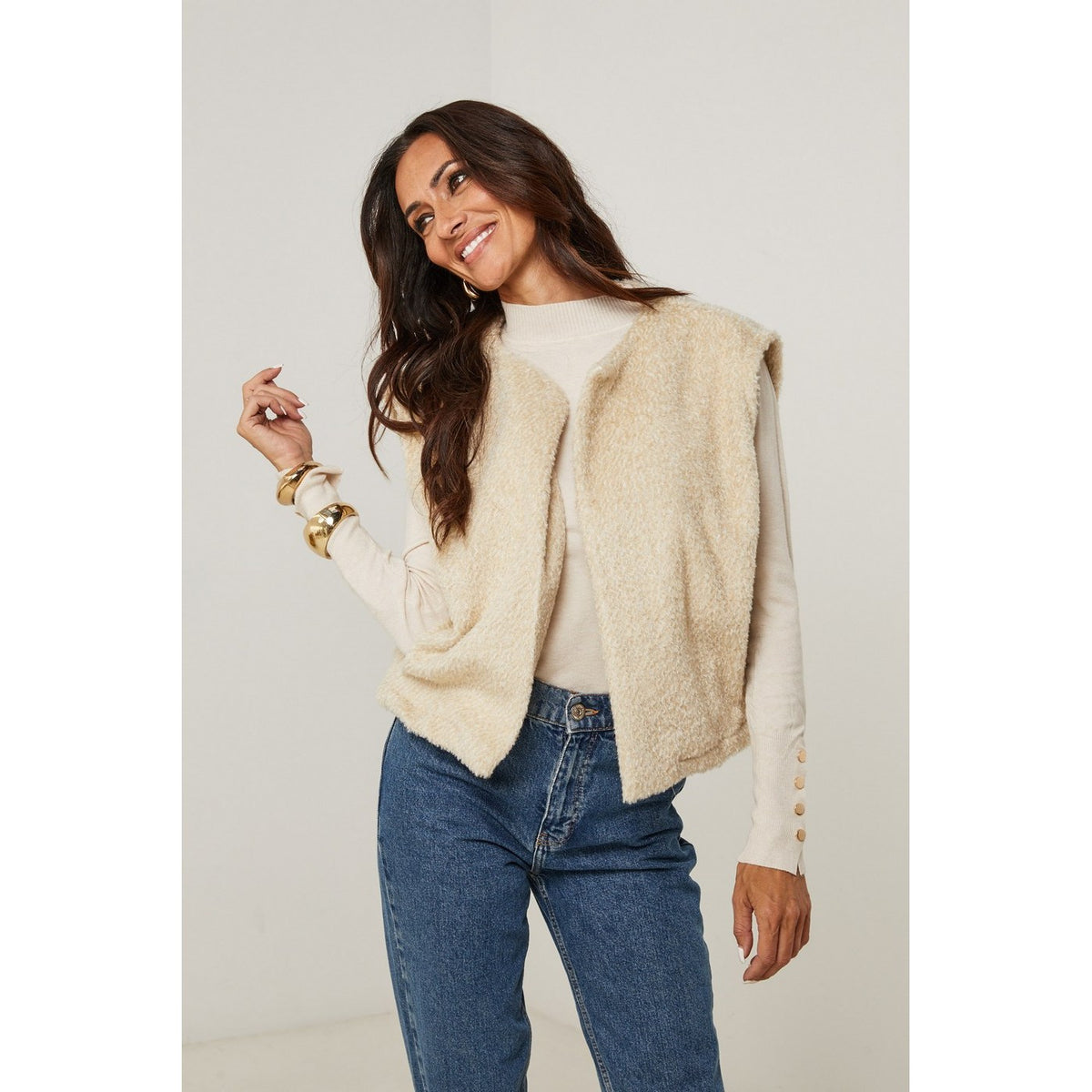 Cardigan - Beige