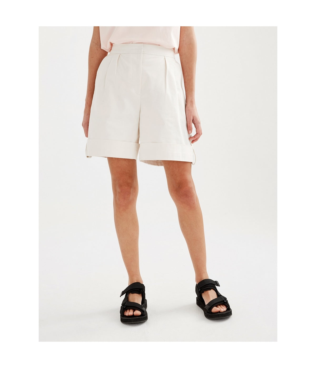 Shorts - Bianco latte - Donna