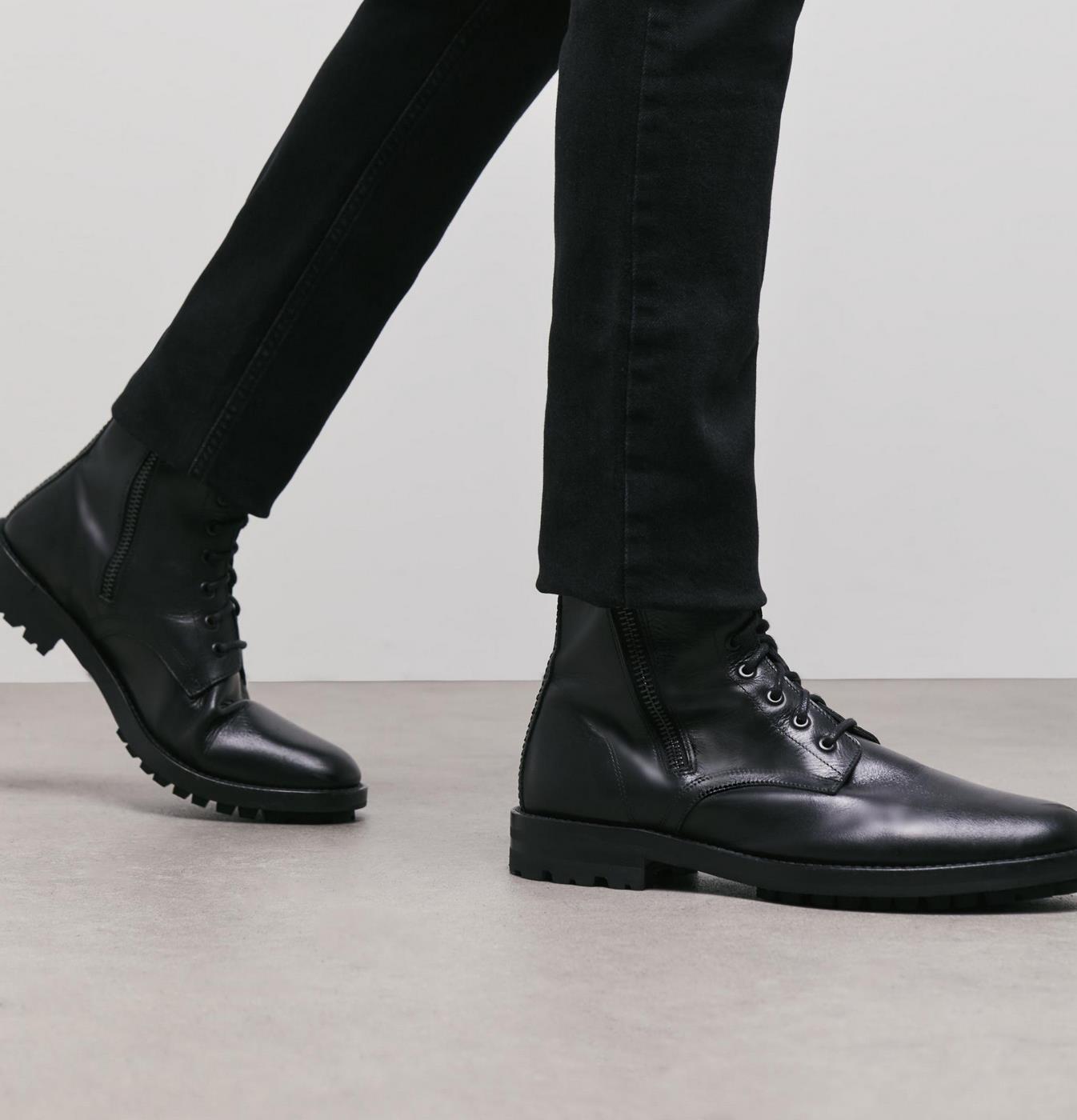 The Kooples - Botas Ranger Con Cremallera Lateral - Black - Hombre