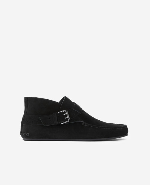 The Kooples - Chaussures En Cuir Suédé Noires - Homme