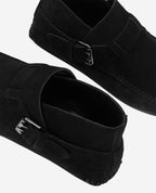 The Kooples - Zapatos de Cuero Ante Negro - Hombre
