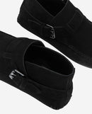 Zapatos de piel de ante negro - Hombre