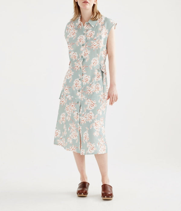 Vestido largo - Reseda - Mujer