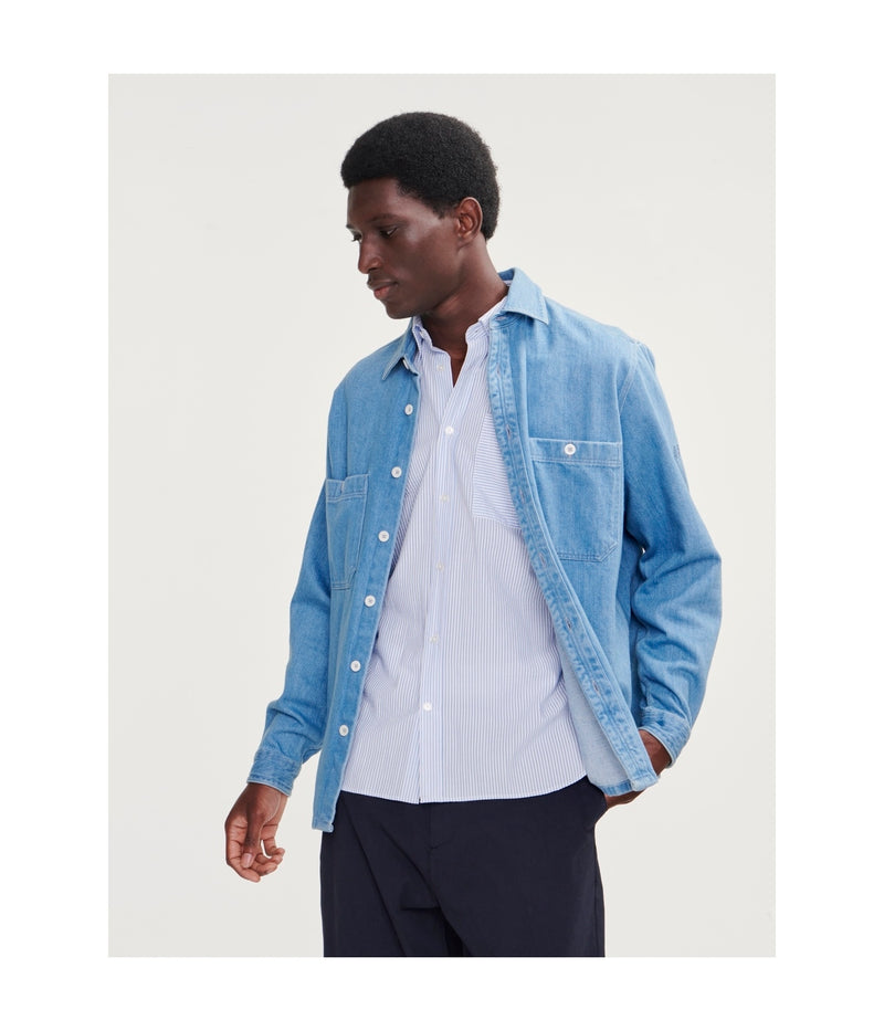 Chemise Manches Longues - Denim Light Bleach - Homme