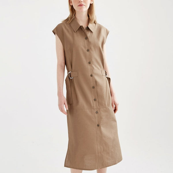 Vestido largo - Capuchino - Mujer