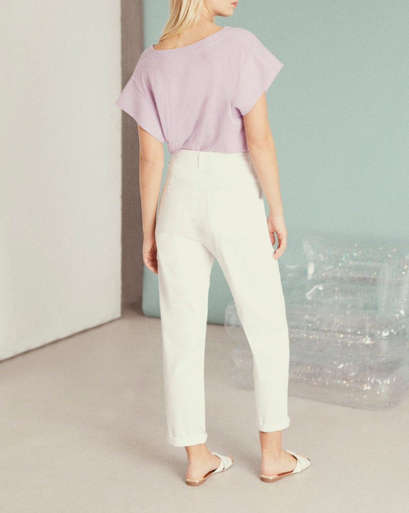 Pantalones cargo Aimy - Blanco - Mujer