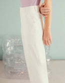 Pantalones cargo Aimy - Blanco - Mujer
