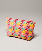 Velvet Wash Bag - Mackintosh coral