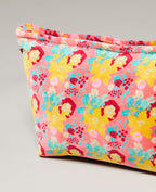Velvet Wash Bag - Mackintosh coral