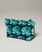 Velvet Wash Bag - Split navy