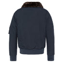 Schott - Blouson Aviateur Airlines - Marine, Marron