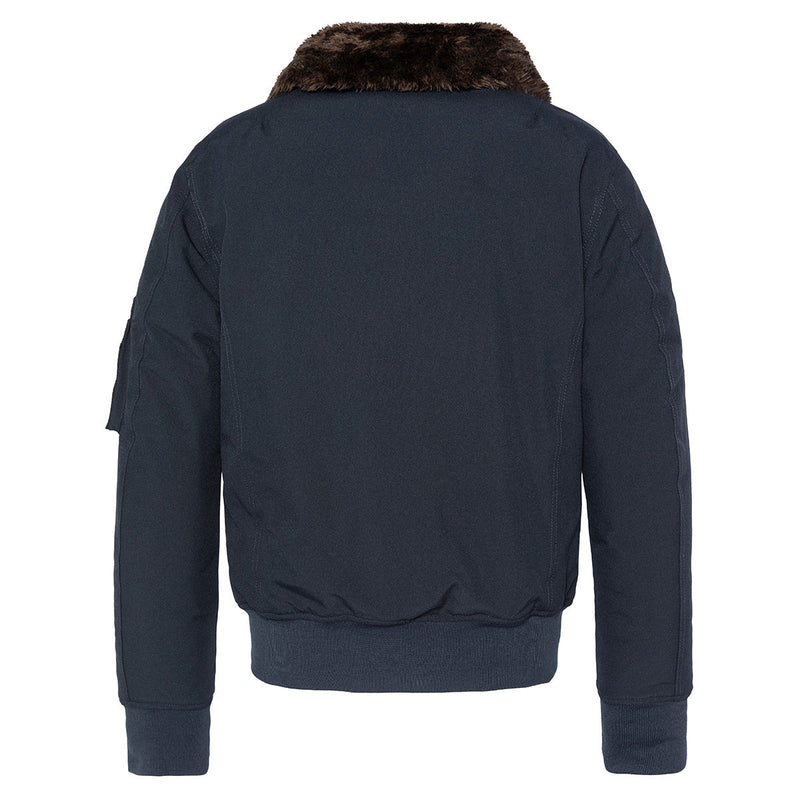 Schott - Blouson Aviateur Airlines - Marine, Marron