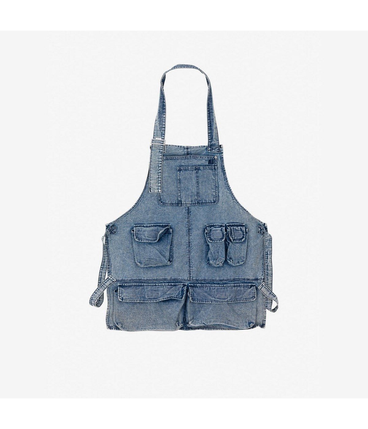 Grembiule - Denim chiaro sbiancato - Unisex