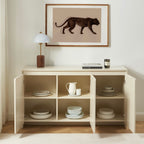Akka - Credenza a 3 ante - Beige