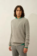 Pull Col Rond 4 Fils - Aksel - Nuage Chiné