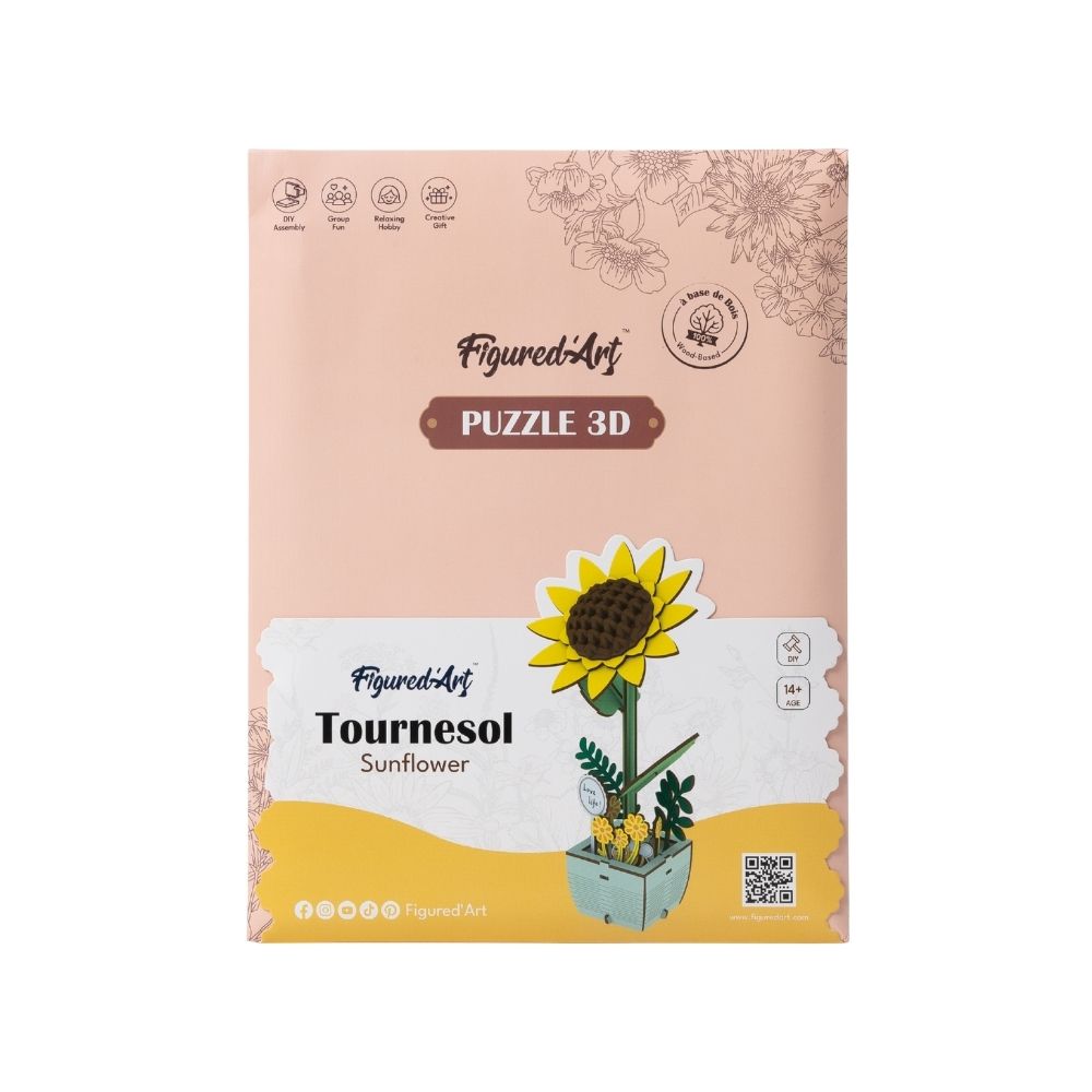 Puzle 3D - Bonito Girasol
