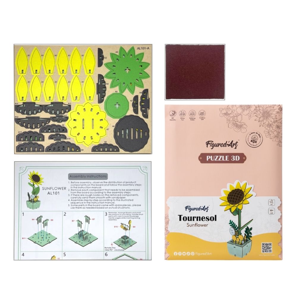 Puzle 3D - Bonito Girasol