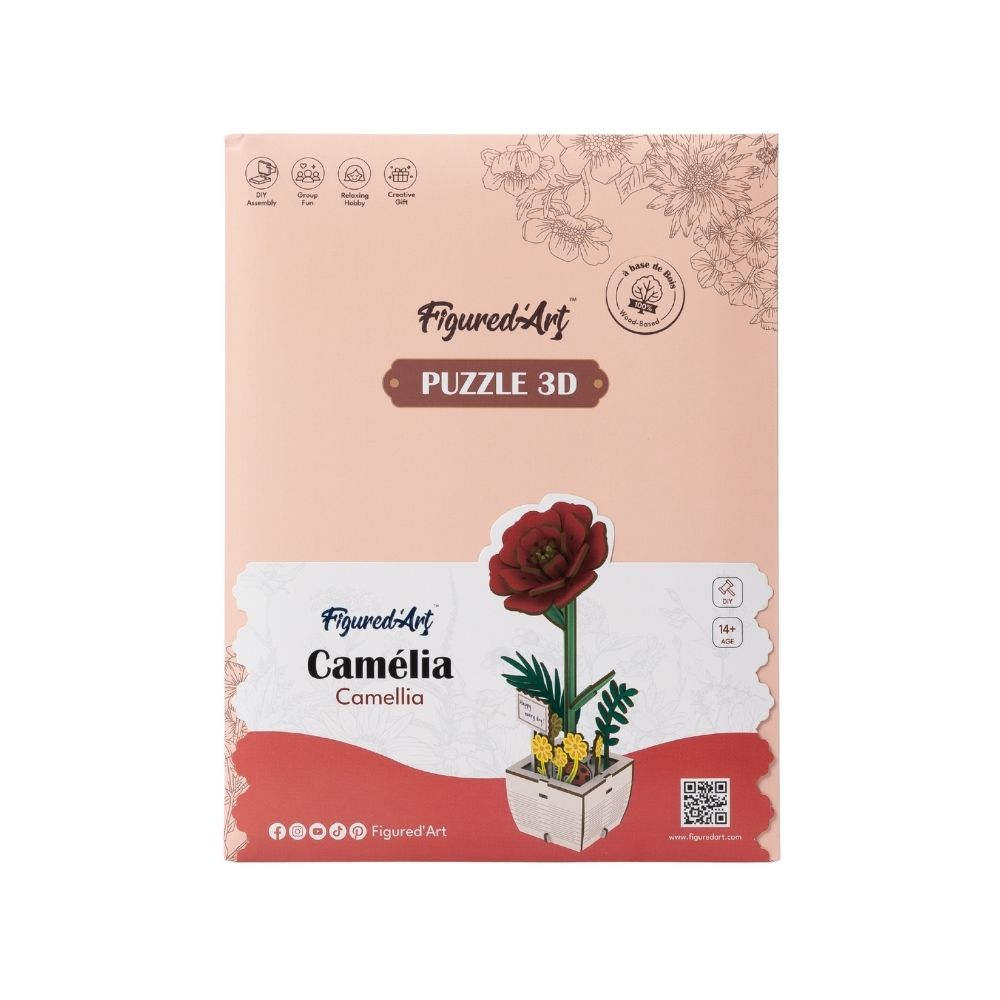 Puzzle 3D - Camélia